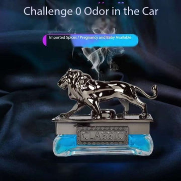 Lion Sculpture Car Dashboard Perfume Fragrance