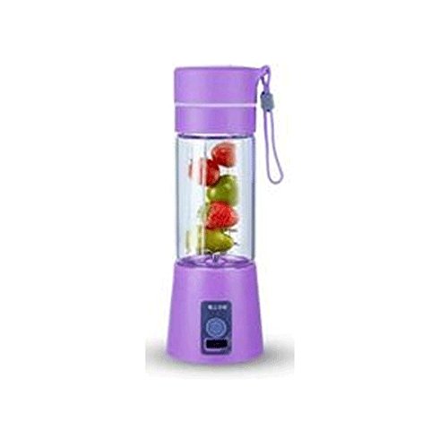 Usb Chargeable Juicer Blender 6 Blades 380ml Fruit Vegetable Blender (random Color)